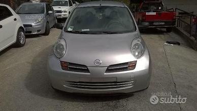 Ricambi Nissan Micra 2004 5P e 3P colori vari