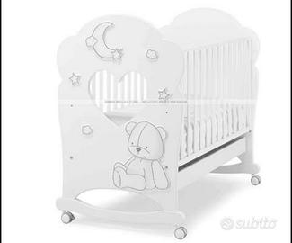 Culla stella Obló Lettino Erbesi con Materassino