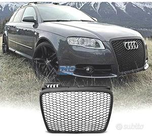 GRIGLIA AUDI A4 B7 04-07 LOOK RS NERO LUCIDO