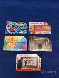 schede telefoniche a tiratura molto limitata 