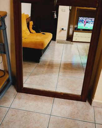 Specchio da bagno con luce 105x80