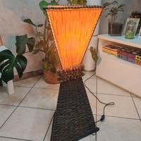 lampada da terra stile etnico africano 
