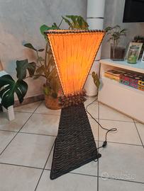 lampada da terra stile etnico africano 
