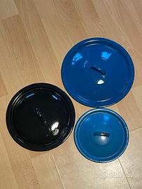 Coperchi pentole Vintage in Metallo smaltato