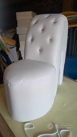 Poltrona pouf tacco scarpa a scelta