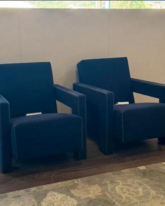 Cassina 2 UTRECHT NUOVE in Lana Lincoln BLU NOTTE