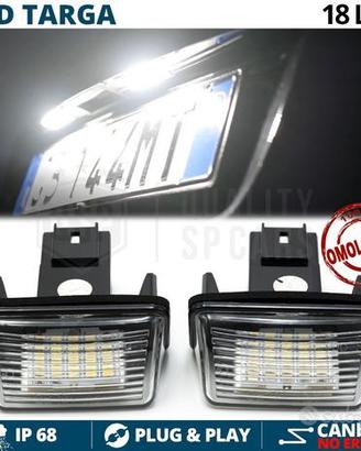 Luci TARGA LED PER Citroen C4 PICASSO 10-13 CANbus
