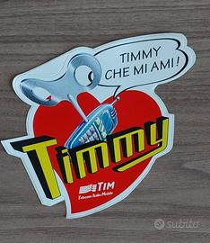 adesivo timmy che mi ami 13 x 15 cm (telefonia Tim