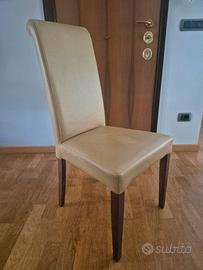Sedie con spalliera alta