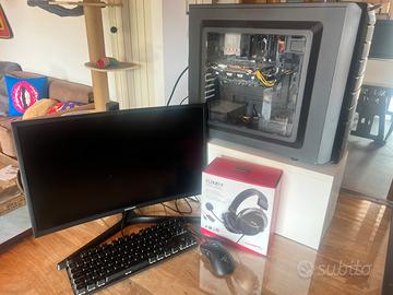 PC gaming con accessori