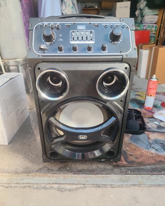 cassa karaoke bluetooth della Trevi+ microfono 
