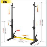🏋️♂️ Rack Squat, Panca piana e Dip