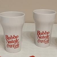 4 Tazze Coca Cola da collezione Natale 2006