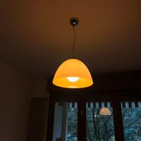 2 Lampadario Arancione e Bianco