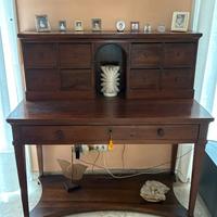 Scrittoio in legno massello antiquariato