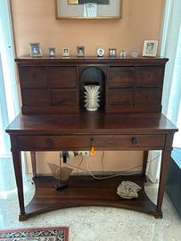 Scrittoio in legno massello antiquariato