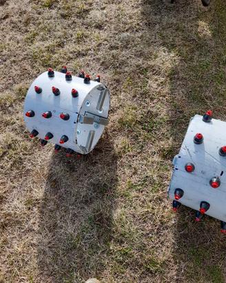 COPPIA RUOTE ARTIGLIATE