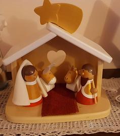 capanna e sacra famiglia