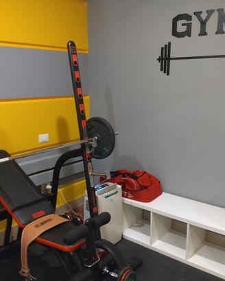 Palestra rack panca pesi