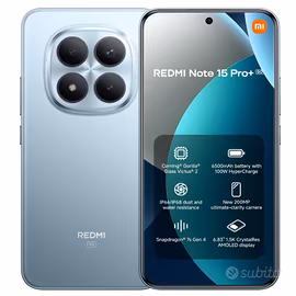 XIAOMI REDMI NOTE 15 PRO+ 5G 256GB ANDROID DUAL SI