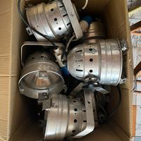 8 fari par 56 alogeni Proel + centralina Proel