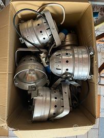 8 fari par 56 alogeni Proel + centralina Proel