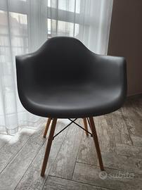 Set di 4/8 Sedia con Gambe in Faggio.Design Sedie 