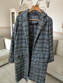 Cappottino donna  scozzese primaverile tg42