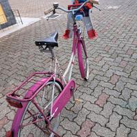 Bicicletta da donna con seggiolino anteriore per b