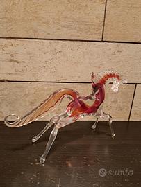 cavallo vetro soffiato veneziano