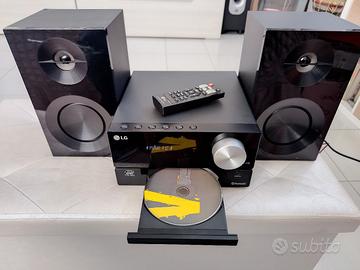 Stereo micro hi fi LG CM2460 Bluetooth USB Cd 