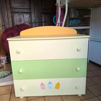 CASSETTIERA E FASCIATOIO CAMERETTA BAMBINI