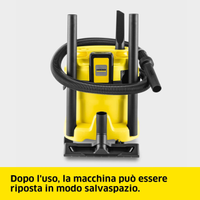 Kärcher aspiratore solidi liquidi WD 2 Plus V-12/4