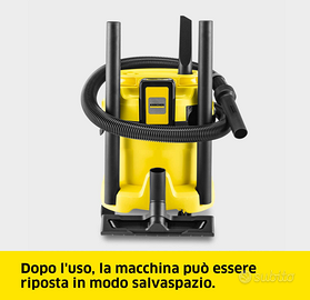 Kärcher aspiratore solidi liquidi WD 2 Plus V-12/4