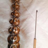 Campane/cimbali in bronzo argentato sette elementi