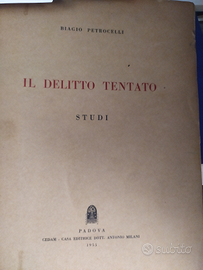 Diritto penale Petrocelli delitto tentato
