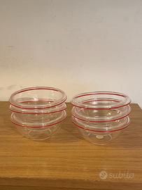 Guzzini 6 ciotole in plastica rigida