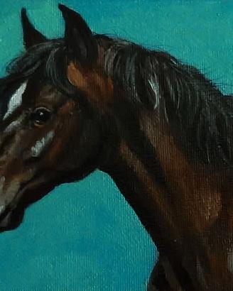 dipinto a olio cavallo