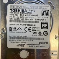 Hard disk toshiba 2,5" 500gb sata3