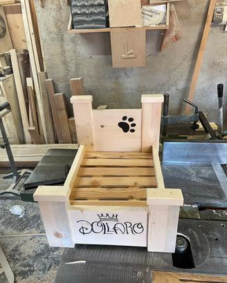 Lettino per cani gatti con personalizzazione