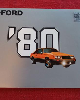 Depliant  auto americane anni 1968-1980 originali