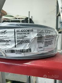 Cavo elettrico 4x0,25 schermato