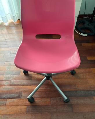 Sedia da scrivania per pc con rotelle