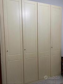 Armadio legno 5 ante