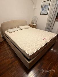 Letto matrimoniale con contenitore Estel