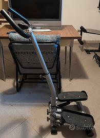 Stepper Fitness Compatto con Manubrio