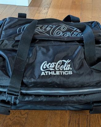Borsone Trolley Vintage Coca-Cola Athletics - Nero