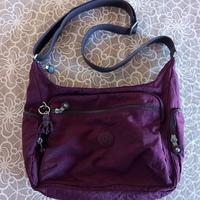 Kipling Borsa a Tracolla Viola Prugna Scuro 