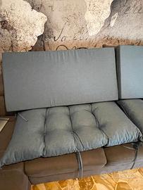 N 4 cuscini da esterno mai utilizzati