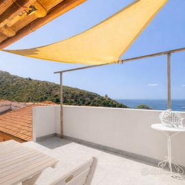 Appartamento vista mare Elba POMONTE 6+2 posti let